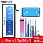NOHON батарея для iPhone 7 7G 8 8G 6 6G Plus 7 Plus 8 Plus iPhone8 iPhone7 iPhone6 аккумулятор высокой емкости литий-полимерный розничный пакет
