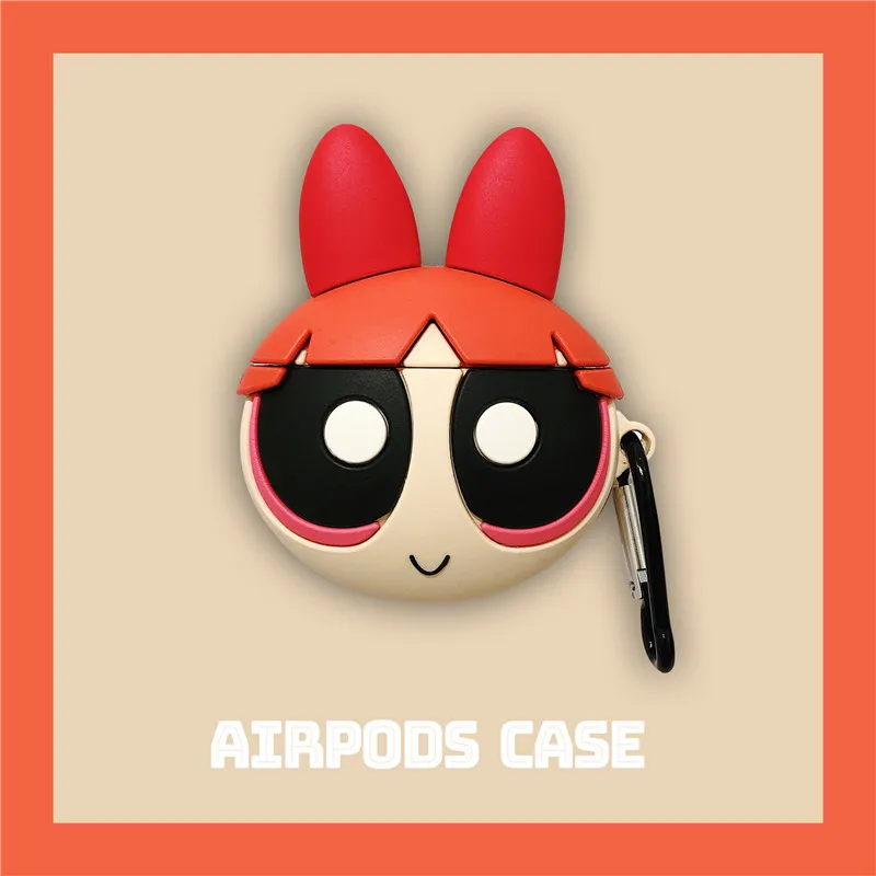 Милые цветы Powerpuff девушки полицейский INS чехлы для наушников Apple Airpods 1/2