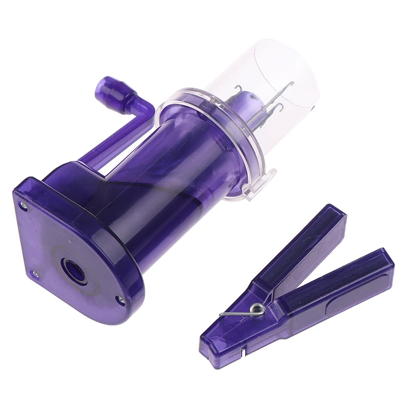 Creative Hand Knitting Machine Embellish Loom Plastic Spool Knitter Wool Winder Craft Bracelet Weave Tool |