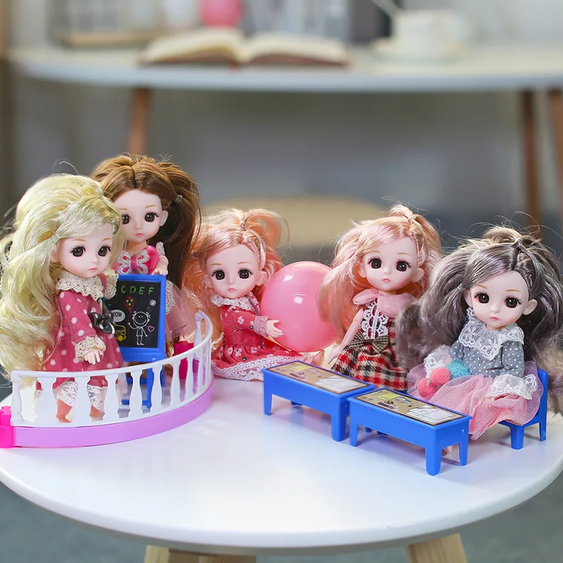 

Girls Girl Castle Big Villa DIY Dollhouses Assembly Doll House With Furniture Cute Figures Toys For Children Christmas Gifts