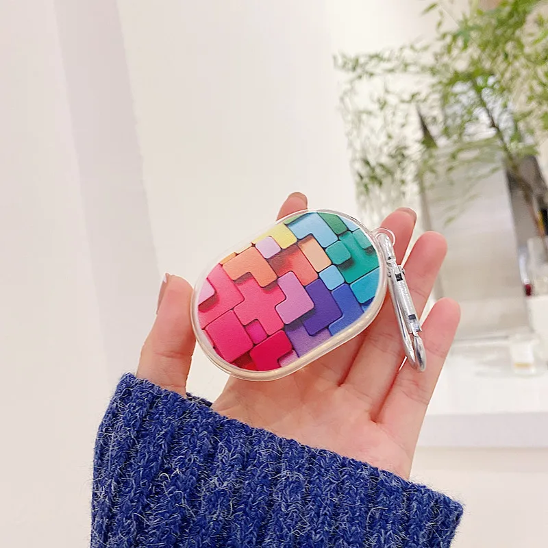Милый прозрачный чехол со смайликом для XiaoMi Redmi AirDots 3 мягкий защитный из ТПУ