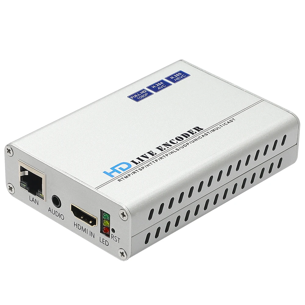 Кодировщик HWCODEC H8118P H.264 H.265 HEVC HDMI кодировщик 1080P для потоковой передачи видео ip с