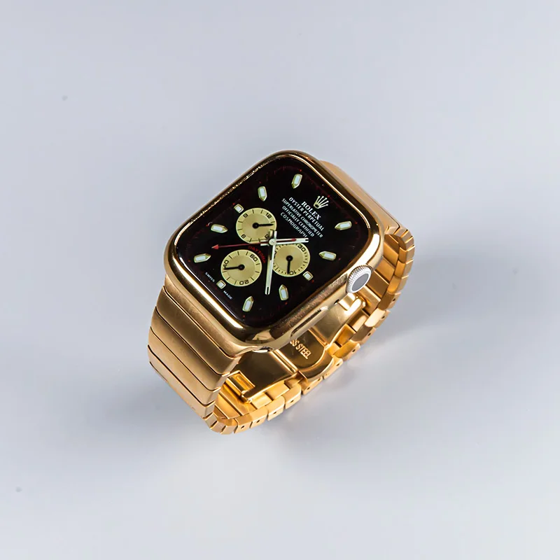 Luxury Strap for Apple watch band 44mm 40mm iWatch band 38mm 42mm Stainless Steel Watchband bracelet for Apple watch 6 5 4 3 SE