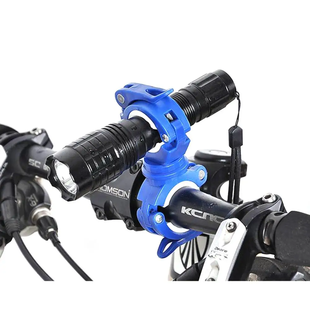 360 градусов вращение Регулируемый передняя фара для велосипеда лампы кронштейн
