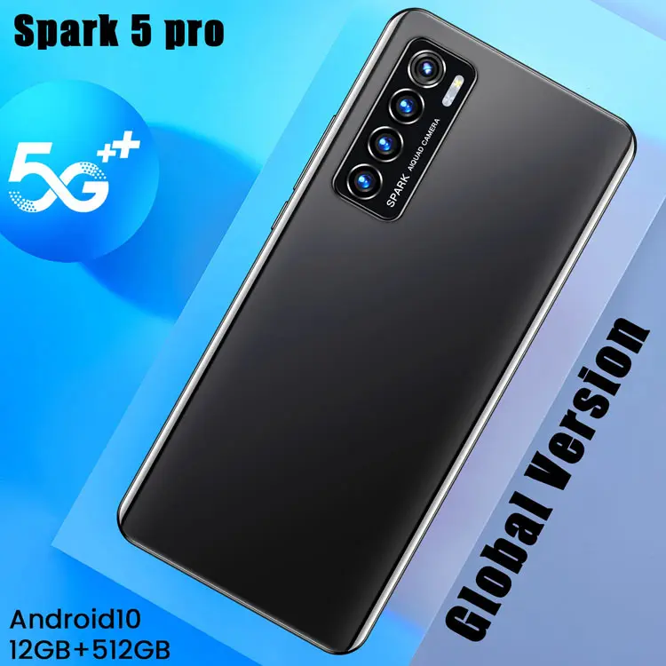 

Spark 5 Pro 6+128gb 5.0 Inch Face Fingerprint Id Mini Smart Phone Global Version Dual Sim 24+48mp 6000mah Mobile Phones