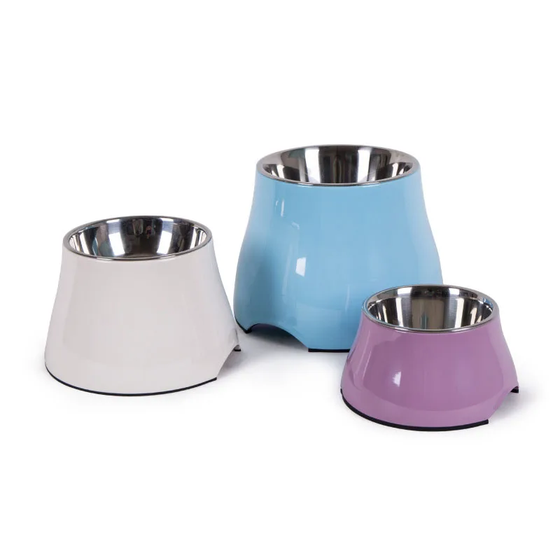 Новая миска для домашних питомцев из нержавеющей стали нескользящая кормушка