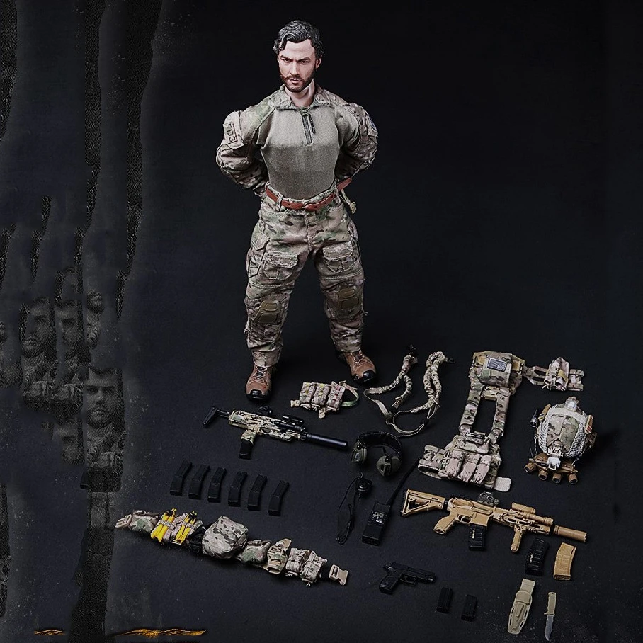 Мини-игрушки M005 M010 M011 M012 M013 M014 1/6 темно-синий спецназ уплотнение команда фигура полный набор коллекционные игрушки подарок