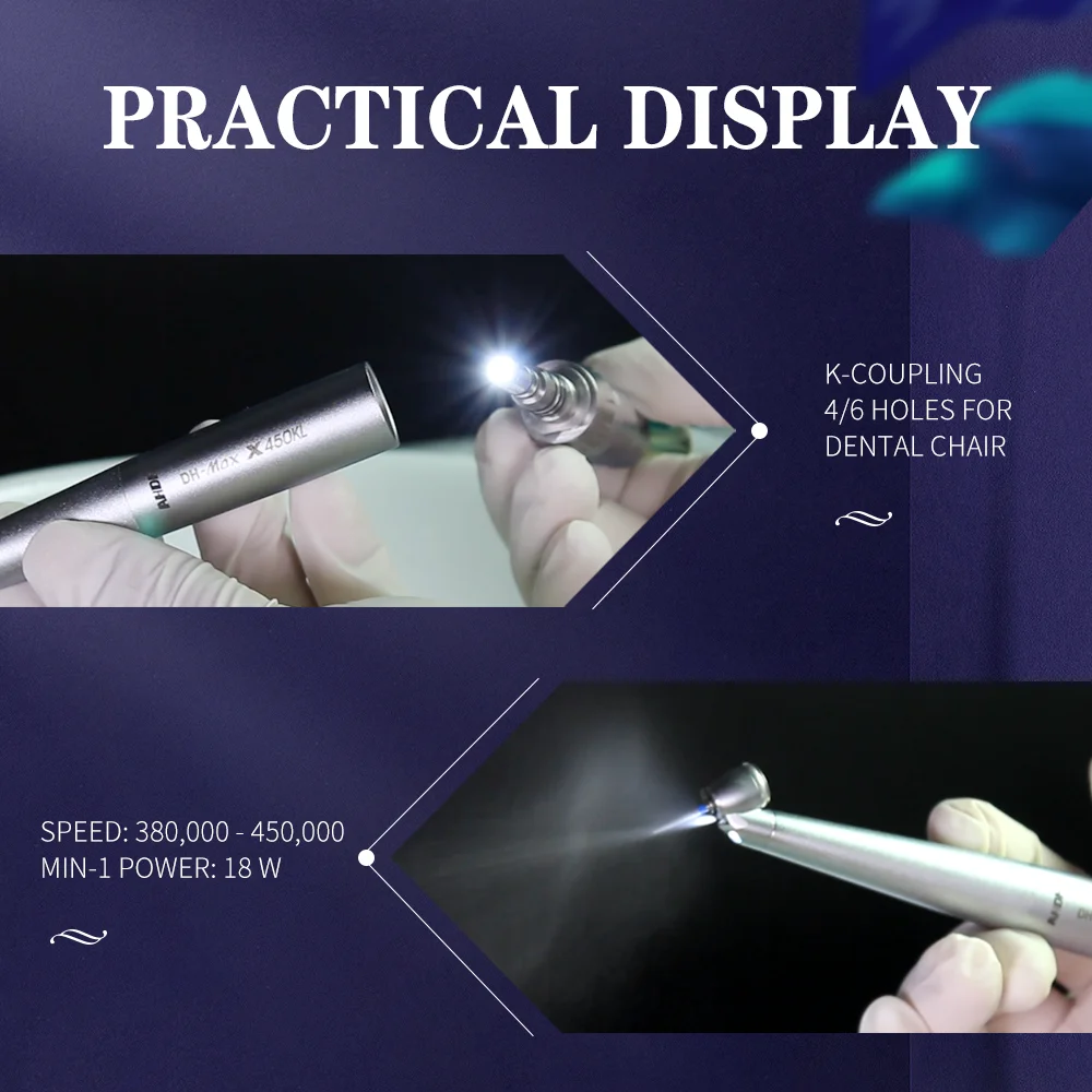 X450KL 45 градусов миниатюрная головка K-Quick высокоскоростной турбинный