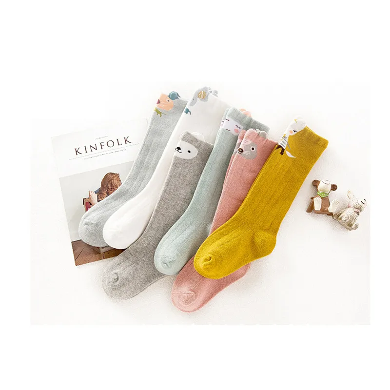 Pudcoco/милые мягкие хлопковые чулки с рисунком лисы для новорожденных мальчиков и