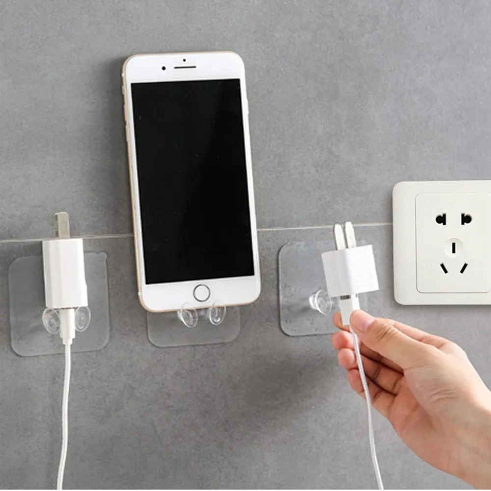 Прозрачная настенная розетка CARPRIE Pack пластиковая вилка держатель для розетки