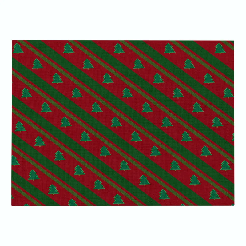 17 Elife Merry Christmas скатерти узор 42*32 см Лен красный снеговик украшения кухни Кофейня отель Декоративная скатерть - Цвет: 17