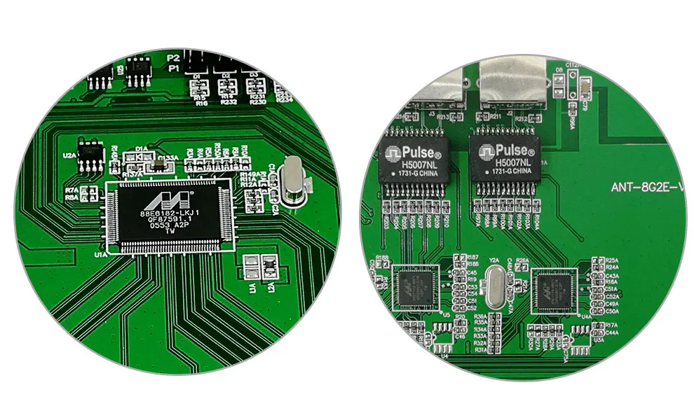 10/100/1000M 8 SC 2 RJ45 utp Gigabit Ethernet-коммутатор Ethernet волоконно-оптический преобразователь 8 Порты и разъёмы 1,25 г SC блок печатных плат