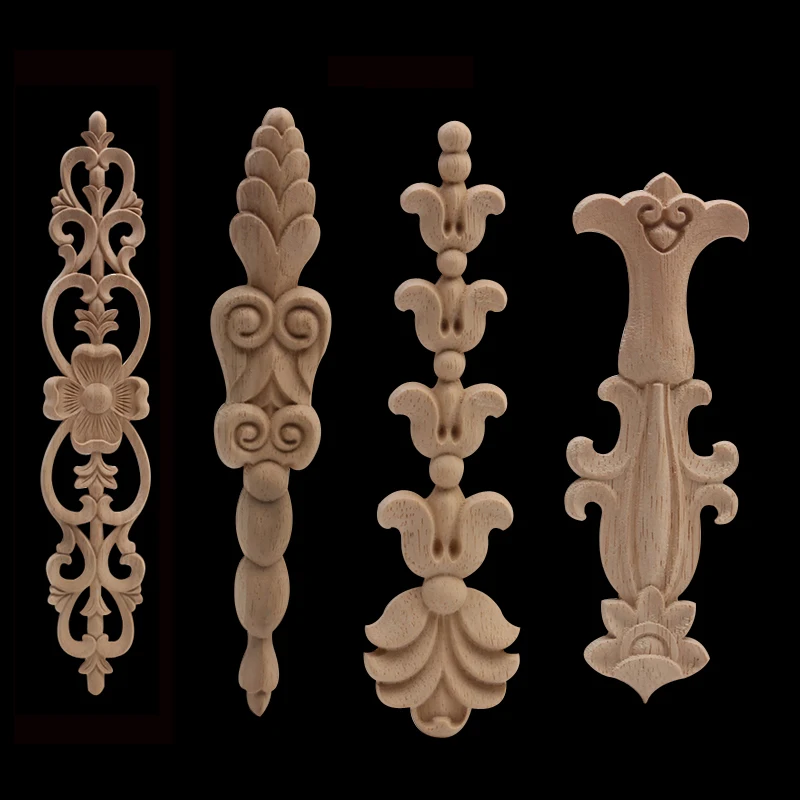 Длинная переводная картинка из массива дерева с гравировкой дуба украшение для