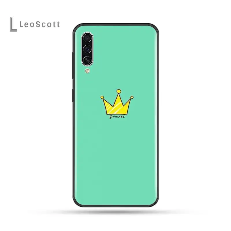 

Crown and queen Phone Case For Samsung Galaxy A 3 6 7 8 10 21 01 11 31 91 10S 20S 30S 50S PLUS