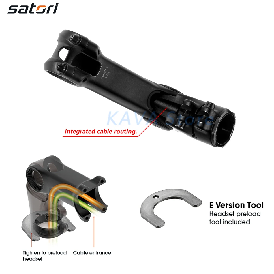 Регулируемый подъемник велосипедного стержня SATORI UP3e с увеличением высоты 31 8 мм *