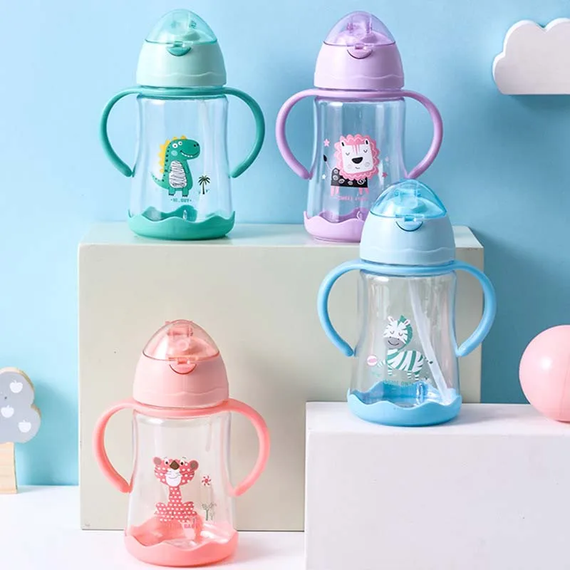 420 мл детская чашка для воды креативные Мультяшные детские чашки кормления с