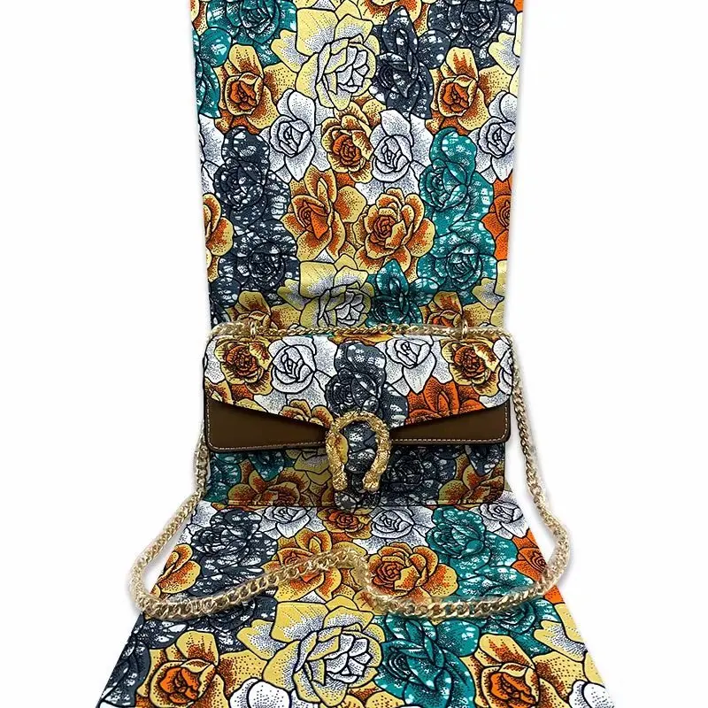 Новое поступление модной ткани GOLD настоящая обычная мягкая новая вощеная ткань с