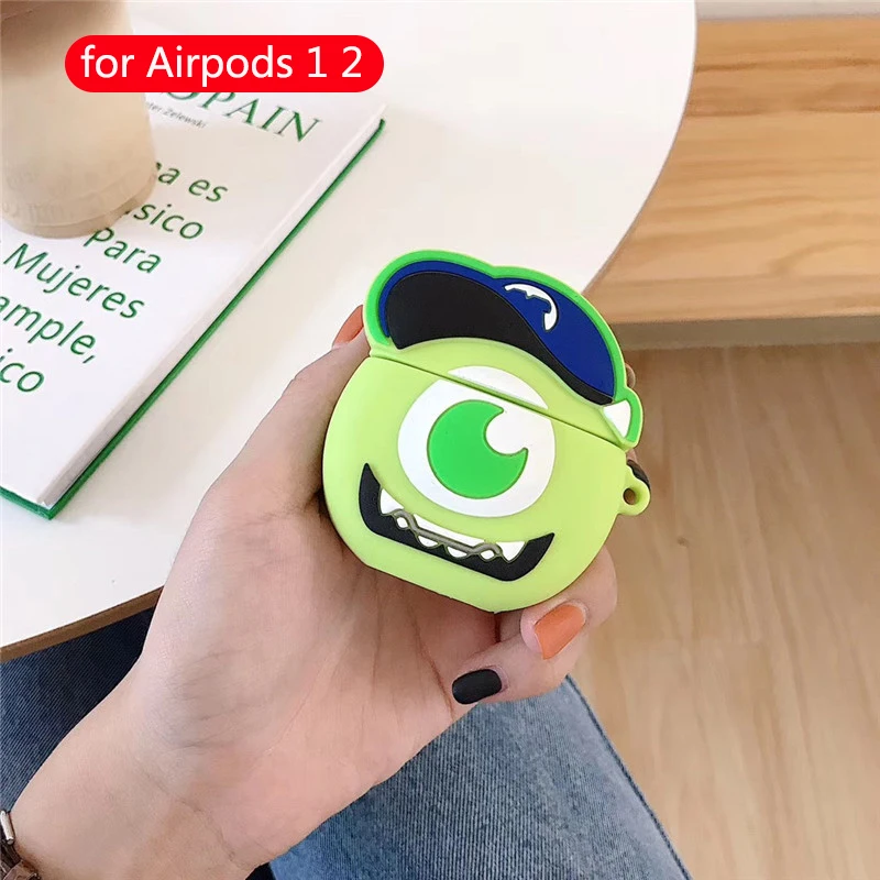131 Для Apple Airpods чехол силиконовые милые аксессуары для мультяшных Airpods 2 Наушники коробка Беспроводная bluetooth-гарнитура защитный чехол - Цвет: 131