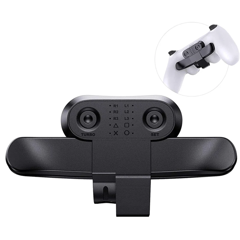 

For PS4 Gamepad Extended Back Button With Turbo Key Attachment Adapter For PS4 Controller Paddles Game Accessories