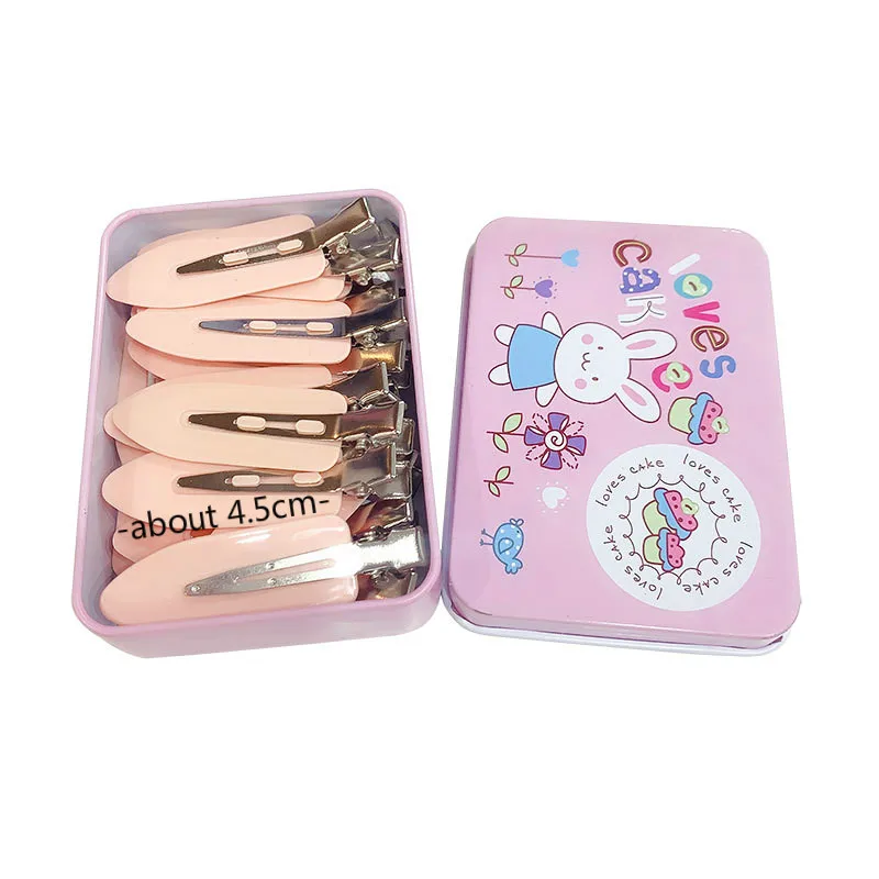 

10/20 Pcs/Box New Women Girls Colorful Acrylic No Trace Ornament Hair Clips Lady Lovely Hairpins Female Fashion Hair Accessories
