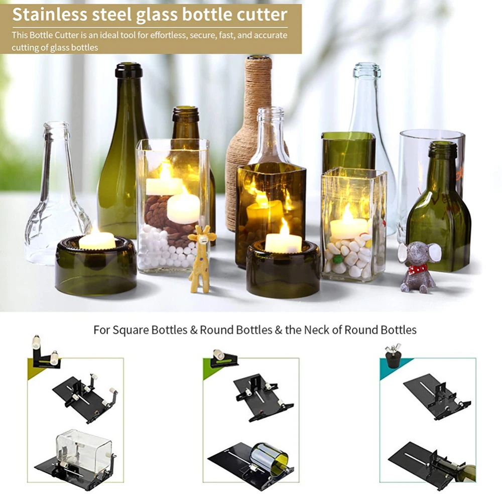 

Glass Bottle Cutter Round Bottle Cutting Machine Wine Bottles Beer Bottles Cutter Tool