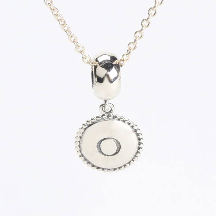 

Bewill S925 Sterling Silver New Pendant Creative Logo Letter Pendant