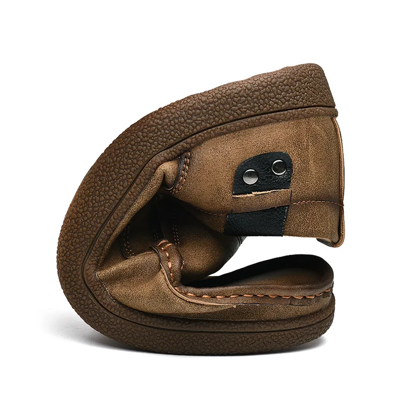 

Fashion Brand Men Shoes Men Genuine Leather Shoes Casual Men Shoes Male Leather Shoes Slip On Men Loafers autumn 2020