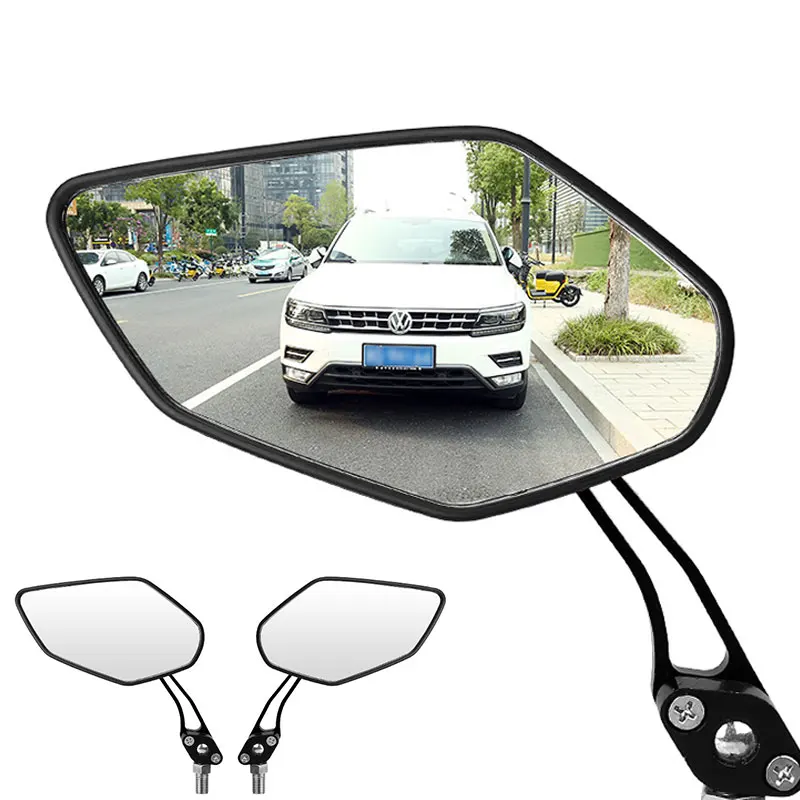 Велосипедное Зеркало заднего вида с широким диапазоном обзора регулируемое