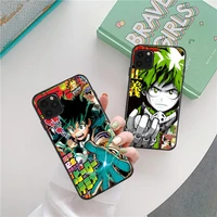 my hero academia phone case for iphone 11 12 13 pro max 6 6s 7 8 plus xs 12 13 mini x xr se 2020 soft cases funda japan anime