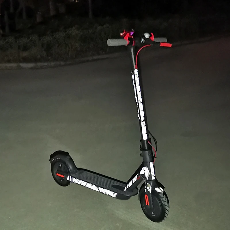 Водонепроницаемые светоотражающие наклейки для рамы велосипеда Scooter Stickers