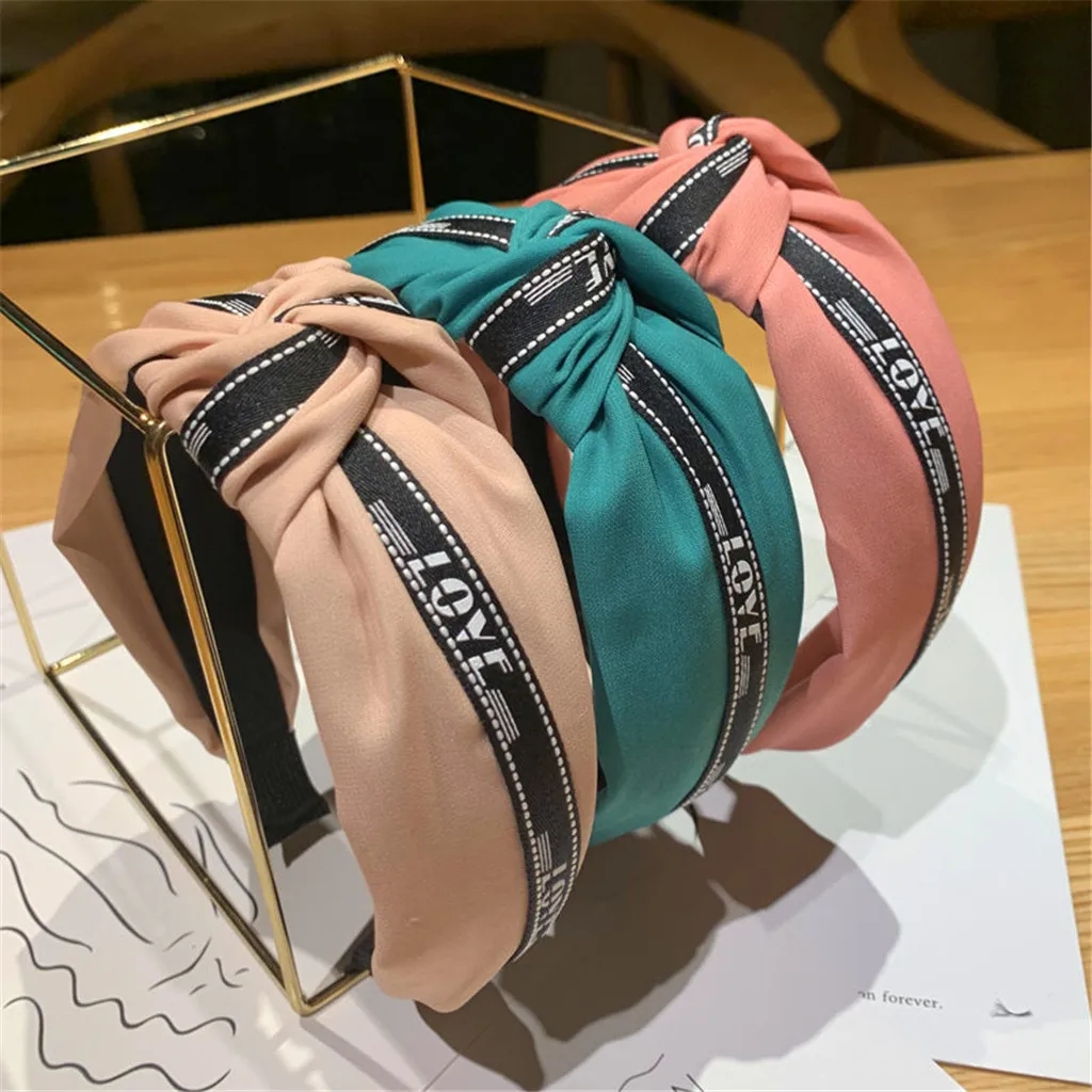 LOVE Ms. Простая скатерть Sen широкая головная повязка для лица Женская на голову