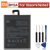 xiaomi bm3a original replacement battery for xiaomi mi note3 note 3 authentic phone batteries 3400mah