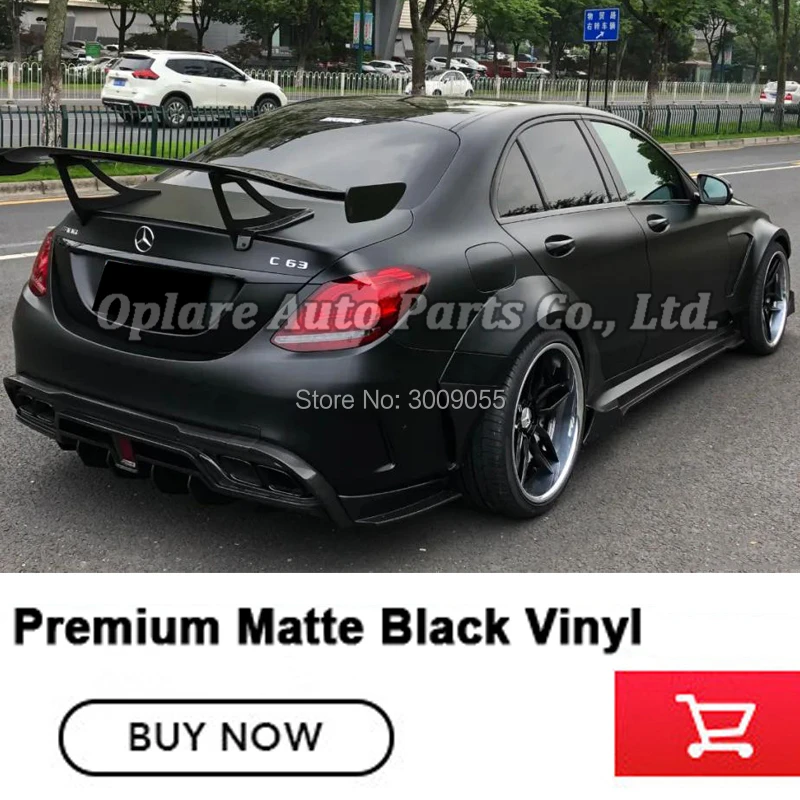 Высококачественная матовая Черная Виниловая пленка обмотка автомобильной кожи