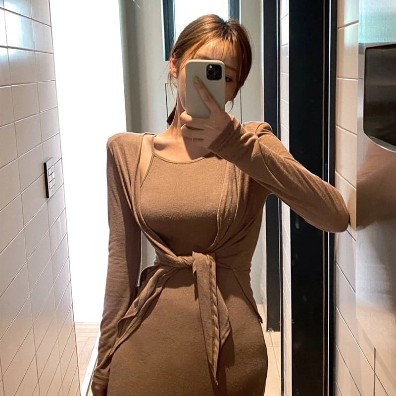 

New Spring Girls Dress Women Solid Cotton Long Sleeve Dresses Female Dress Womens Vintage Party Boho Robe Femme Vestido Autumn