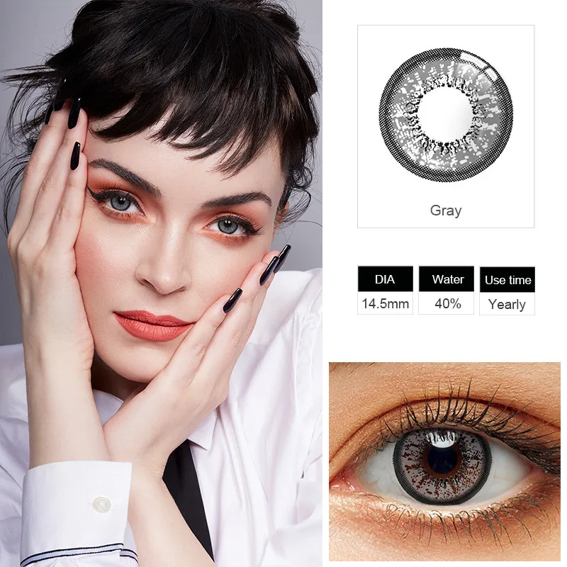 Цветные линзы ed для косплея Хэллоуина яркие фиолетовые контактные глаз с