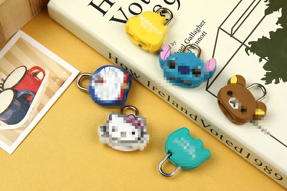 Мини Мультяшные замки на молнии сумка рюкзак выдвижной ящик замок для багажа с