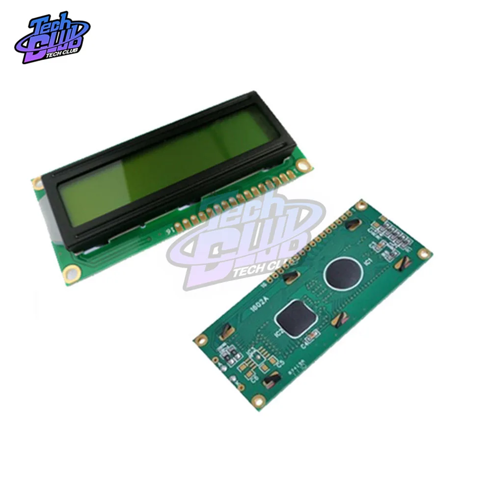 ЖК синий/желто зеленый экран 1602 PCF8574T PCF8574 IIC/I2C/интерфейс 16x2 символ дисплей модуль 5