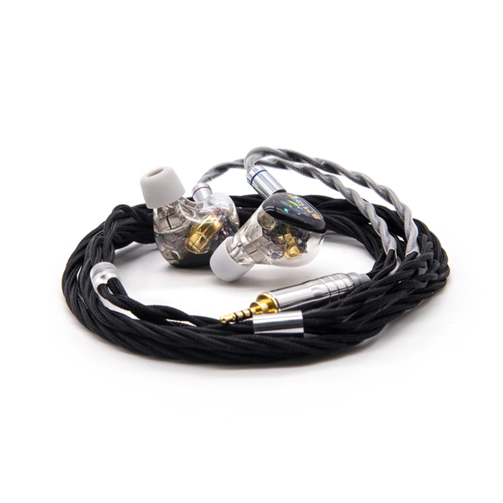 Shuoer EJ07 электростатический драйвер DD BA гибридные Hi Fi наушники вкладыши IEMs с 6N