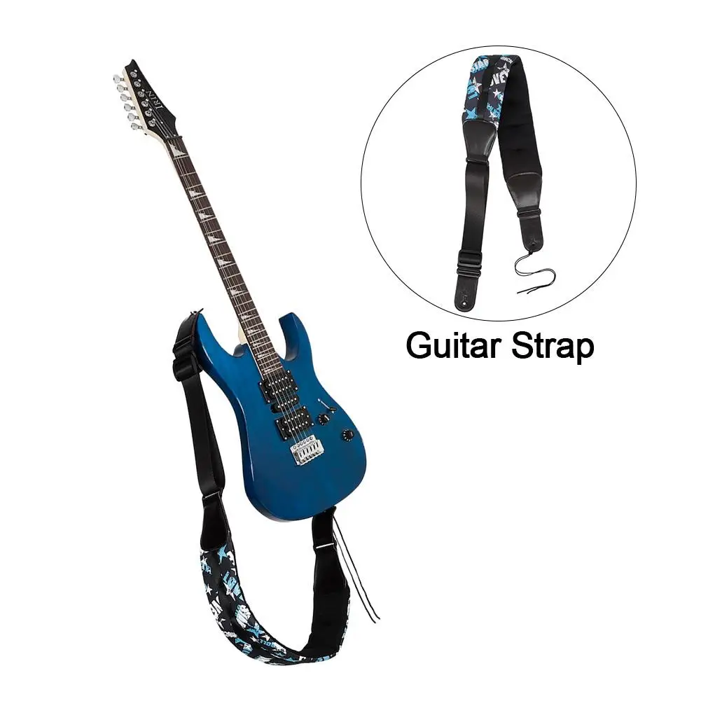 Ремешок для гитары утолщенный дышащий ремешок снижения давления материал