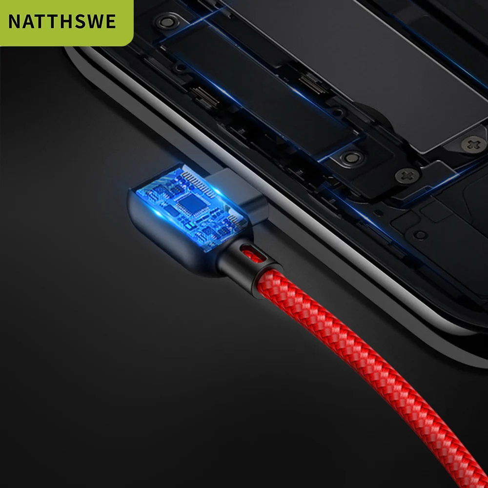 NATTHSWE 2.4A Быстрый USB кабель для iPhone 11 Pro XS MAX XR X 8 7 6s Plus 5 зарядный зарядное устройство
