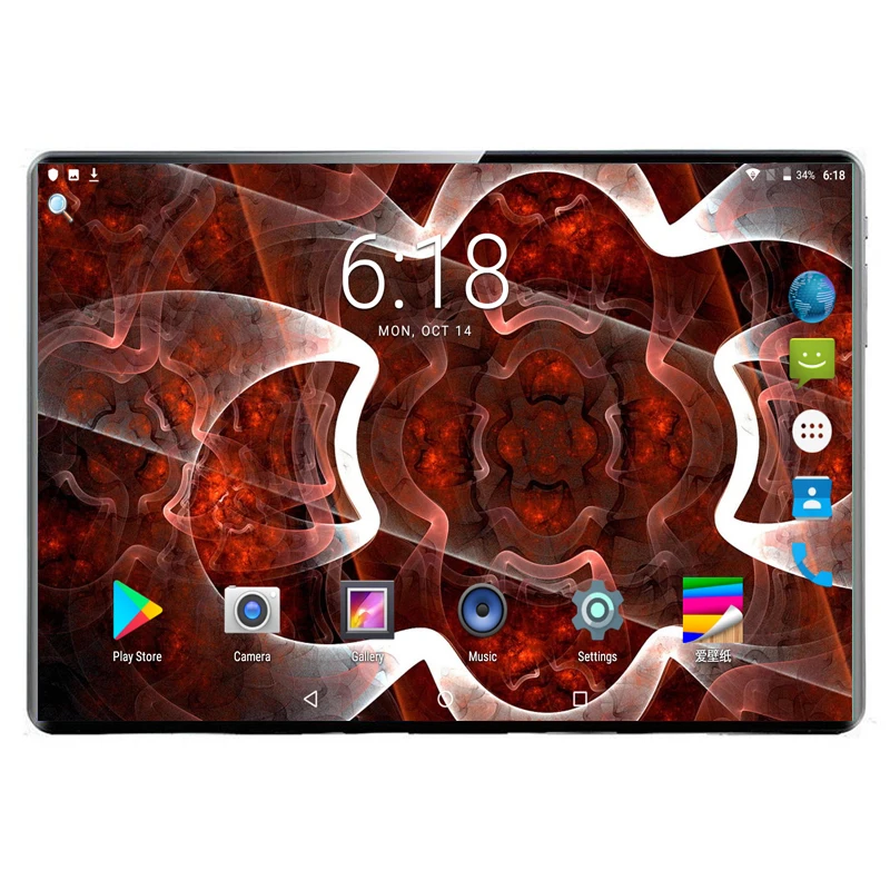 2020 Новый 10 дюймовый планшетный ПК Octa Core 128 ГБ Встроенная память Планшеты Android 9 0 Wi Fi