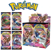 324pcsbox anime pokemon tcg sword shield 36 pack trading game collection cards toys gift