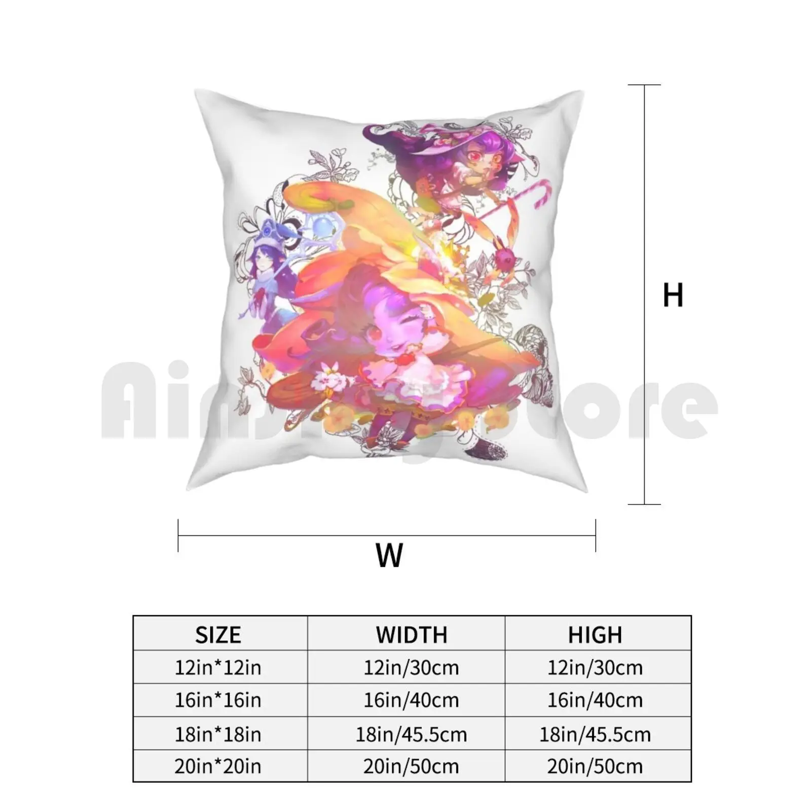 Kawaii Lulu Подушка Чехол с принтом домашняя мягкая подушка поддержка средней высоты