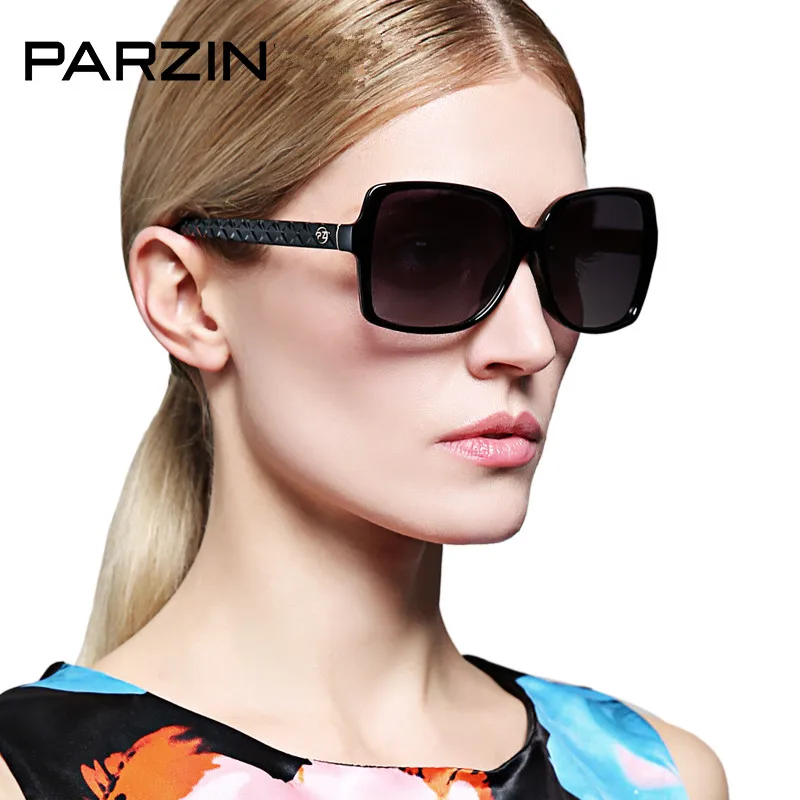 

PARZIN Luxury Oversized Sunglasses Female Polarized Women Sunglasses Elegant Shades Driver Driving Glasses 5Color Zonnebril