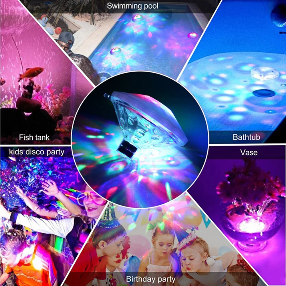 Плавающий Светильник для бассейна светодиодный светильник дискотевечерние