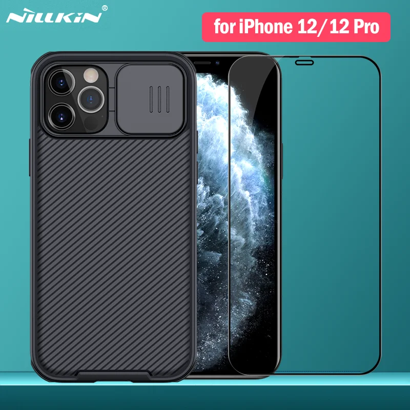 

Защитный чехол для камеры Nillkin для iPhone 12/12 Pro Чехол CamShield Pro Чехол CP + PRO закаленное стекло для Apple iPhone12 Pro