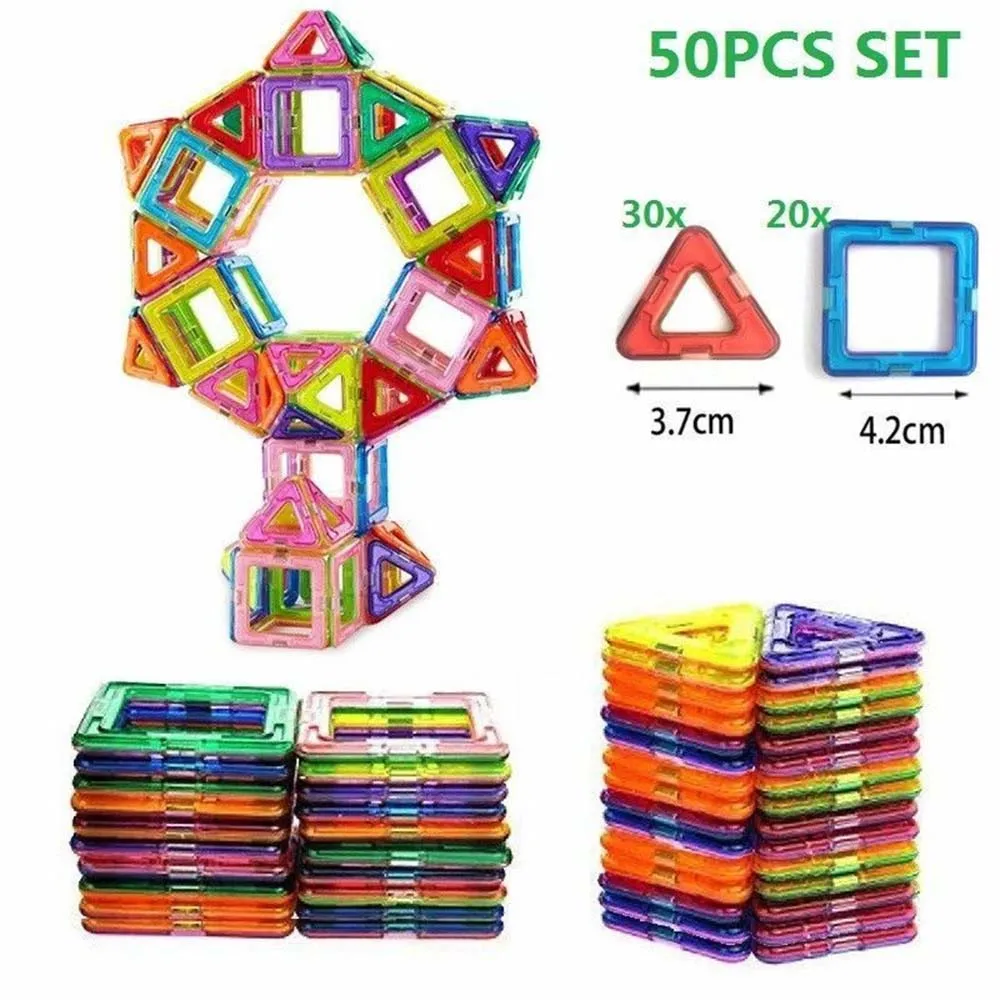 50/100 PCS Mini DIY Magnetic Designer Construction Set Model Building Block For Children Intelligent Educational Toys | Игрушки и хобби