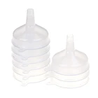 10 шт.лот Мини Прозрачная пластиковая воронка духи жидкость эфирное масло Заполнение пустая бутылка Упаковочный Инструмент лабораторные принадлежности