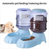 3 8l automatic pet feeder dog cat feed bowl water bottle large capacity water food dispenser for pet cats dogs