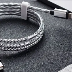 White Usb-кабель 2.4A быстрое зарядное устройство 1 м с одной головкой плетеные usb-кабели для iphone Xs Max Iphone6 6s Puls Ipad Mini 1 2 3 4 оборудования - Цвет: White